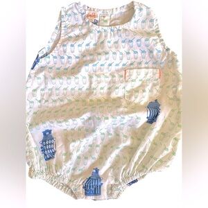 Almirah 0-6 mos romper EUC